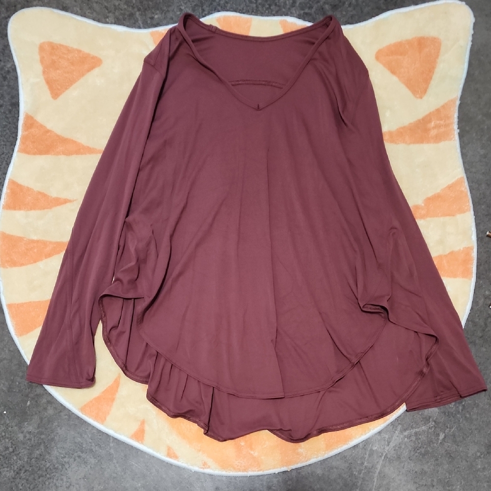 Lululemon V-Neck Brown Women's Top